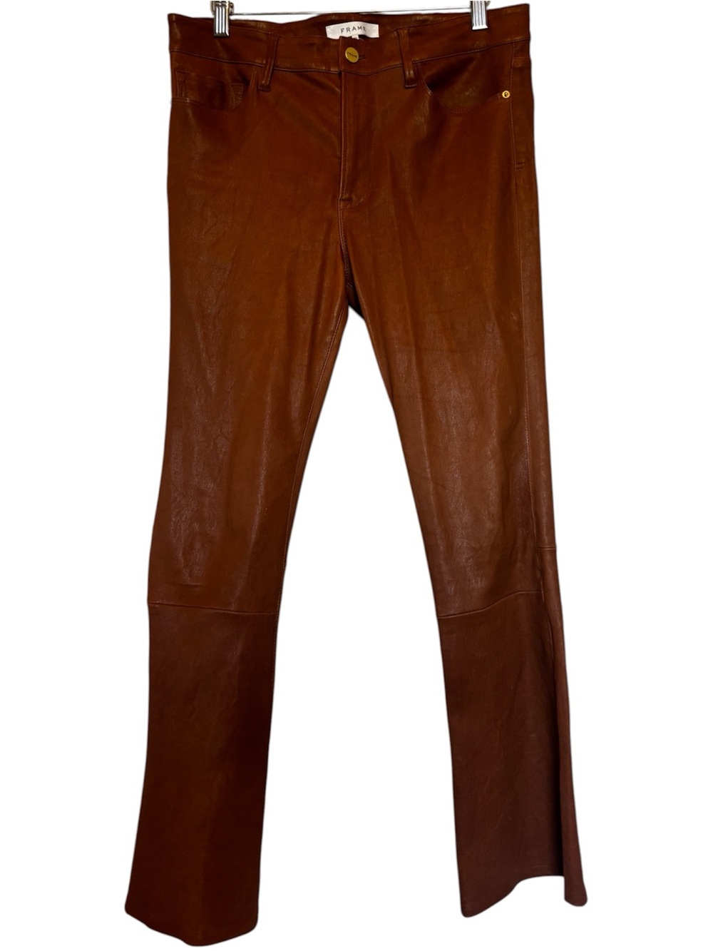 FRAME Le Crop Mini Boot Brown Mini Boot Pants Waist 30